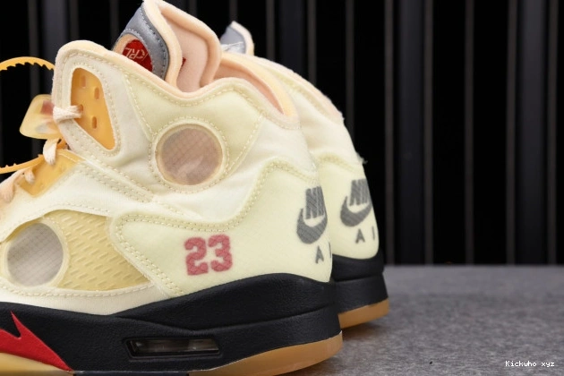 Retro 5 Jordan Sail OFF-WHITE DH8565-100 0702